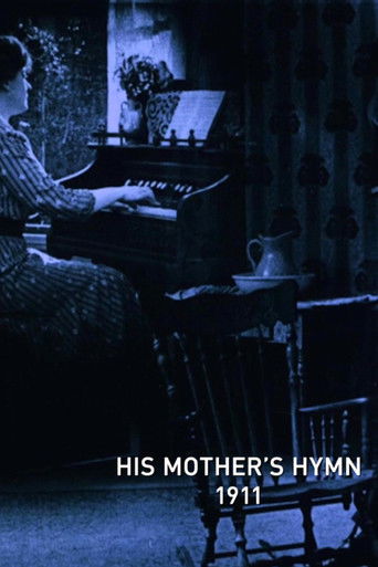 His Mother's Hymn Poster