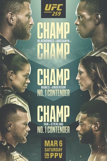 UFC 259: Blachowicz vs. Adesanya Poster