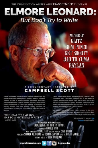 Elmore Leonard: "But Don't Try to Write" Poster